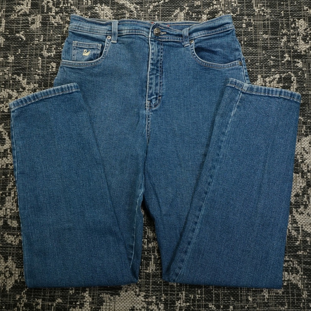 Gloria Vanderbilt Red Label Womens Jeans Sz 8 (Sm) High Rise Stretch Denim Pants